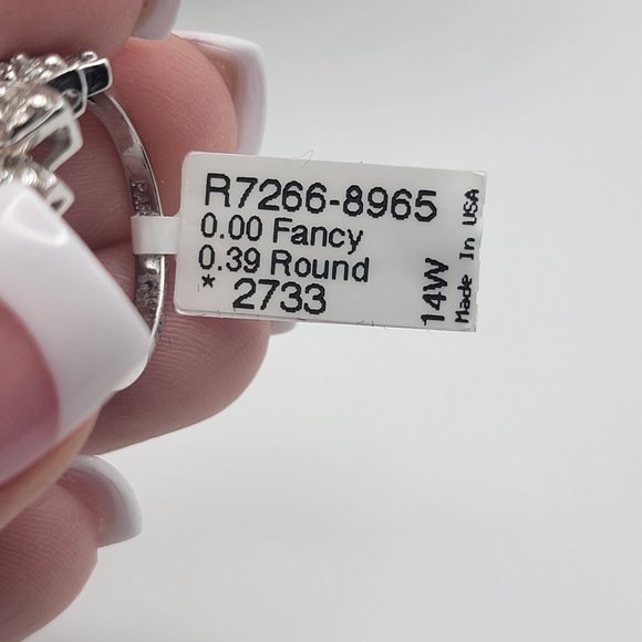 14K White Gold Diamond Ring - Picture 10 of 10